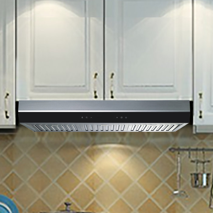 Winflo 30" 466 CFM Convertible Under Range Hood in Stainless